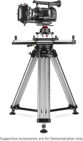 Pro Flyking Pro 4ft Mitchell Video Camera Slider لمقدمي الفيديو وصانعي الأفلام. مع 360 درجة كاسحة القفل وقفل الوجه السريع. حمولة تصل إلى 100 كجم / 220 رطل. in Saudi Arabia
