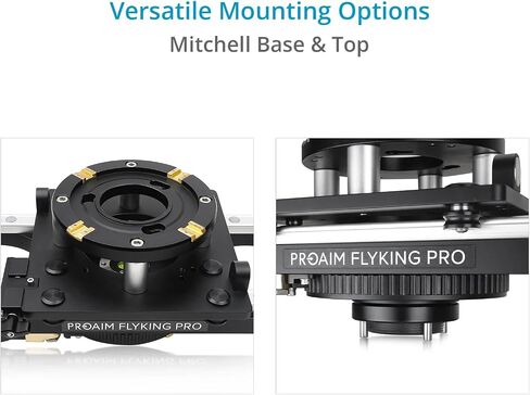 Pro Flyking Pro 4ft Mitchell Video Camera Slider لمقدمي الفيديو وصانعي الأفلام. مع 360 درجة كاسحة القفل وقفل الوجه السريع. حمولة تصل إلى 100 كجم / 220 رطل. in Saudi Arabia