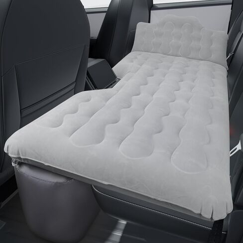 JOYTUTUS Back Seat Air Mattress with Air Pump Compatible with 2024 2025 Cybertruck, Inflatable Back Seat Air Mattress for Camping Sleeping in Saudi Arabia