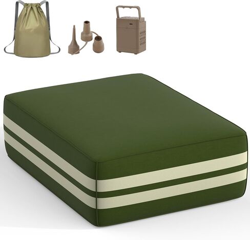 CACSPS Portable Inflatable Table with Built-in Pump - Durable Multifunctional Blow Up Table for Camping, Outdoor, Travel, Home Backyard in Kuwait