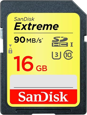 Sandisk Extreme SDHC-Speicherkarte ، 90 ميجابايت ، 16 جيجابايت in Saudi Arabia