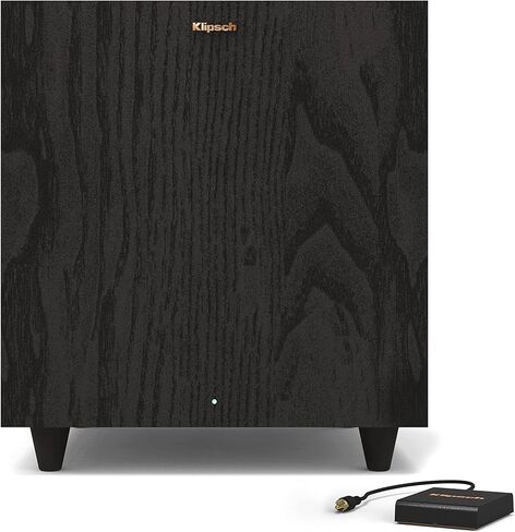 Klipsch Ultimate Home Audio Bundle: The Fives Powered Speakers (Walnut) مع مضخم صوت لاسلكي R-80SWI-صوت قوي مع HDMI-ARC و DEEP BASS in Saudi Arabia