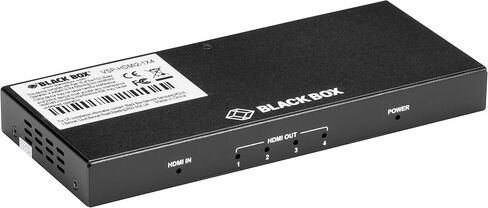 صندوق الأسود 4-منفذ الفاصل 4K 60 هرتز 4: 4: 4 HDMI 2.0 UHD HDCP 1.4/2.2 in Saudi Arabia