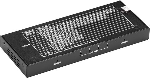 صندوق الأسود 4-منفذ الفاصل 4K 60 هرتز 4: 4: 4 HDMI 2.0 UHD HDCP 1.4/2.2 in Saudi Arabia