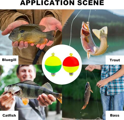 12pcs fishing bobbers تعويم ، إيفا المفاجئة على بوبس مرجحة لصيد الأسماك باس باس بلوجل كرابي in Saudi Arabia