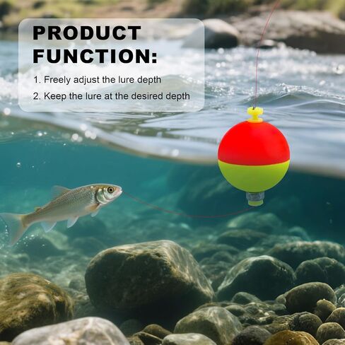 12pcs fishing bobbers تعويم ، إيفا المفاجئة على بوبس مرجحة لصيد الأسماك باس باس بلوجل كرابي in Saudi Arabia