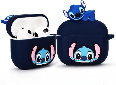 3D Cute Silicone Cartoon Case for Apple Airpods 4 in Kuwait