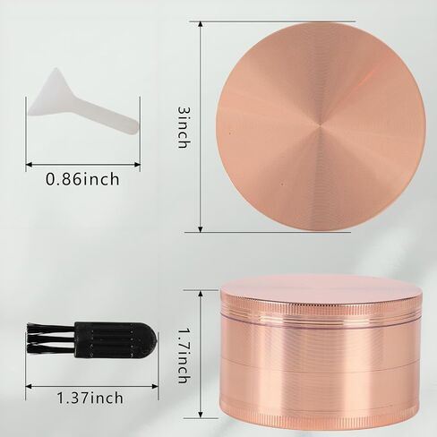 Spice Grinder 2.5 inch (Rose Gold) in Saudi Arabia