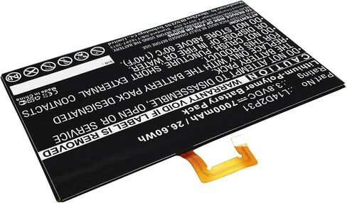 Synergy Digital Tablet Battery, Compatible with Lenovo TB-X103F Tablet, (Li-Pol, 3.8V, 7000mAh) Ultra High Capacity, Replacement for Lenovo L14D2P31 Battery in Saudi Arabia