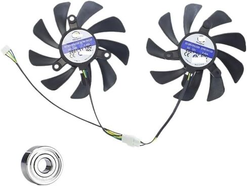87MM CF9015H12D 12V 4-Pin 2 Ball RTX2060 Replacement Graphics Card Fan Compatible with RTX 2060 RTX 2070 Video Card Cooling Fan in Saudi Arabia