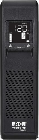 Eaton Tripp Lite Series SMART1500PSRTNC 1500VA Online Cloud-Connected Tower UPS Battery Backup & Surge Protector, 1050W, Pure Sine Wave, AVR, Computer Uninterruptible Power Supply Units in Saudi Arabia
