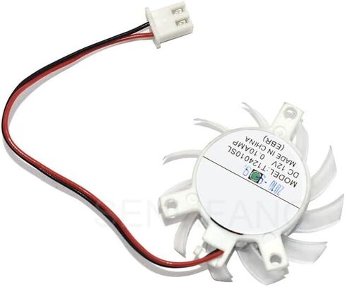 برودة جديدة T124010SL R124010SL 37mm 23x29x29mm 12v 0.10a 2pin لمروحة تبريد بطاقة GT210 in Saudi Arabia