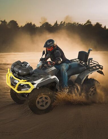 مكبر صوت Kemimoto ATV 6.5 بوصة من Bluetooth-Connectivity ATV شريط الصوت W/ 20 RGB ضوء ، 2x مكبرات الصوت الكاملة مكبرات الصوت 2x مكبرات الصوت نظام الصوت المتوافق مع Polaris Sportman Fourstrax Can Am Outlander in Saudi Arabia