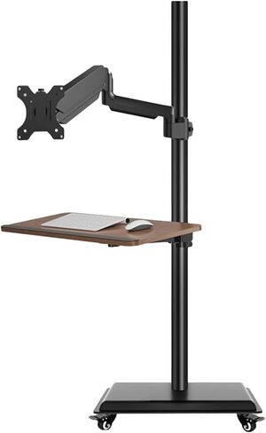 Laptop Floor Stand,Computer Floor Lift Shelf,Portable Steel Rotatable Stand,for Home Outdoor Office in Saudi Arabia