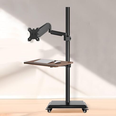 Laptop Floor Stand,Computer Floor Lift Shelf,Portable Steel Rotatable Stand,for Home Outdoor Office in Saudi Arabia