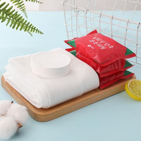 14Pcs Disposable Compressed Towels, Portable Compressed Towel Tablets, Travel Wash Cloth, Thicker Super Absorbent Wash Cloths for Travel, Camping Wipes for Travel，Hiking & Home in Saudi Arabia