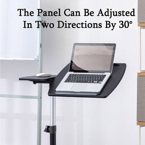 Laptop Floor Stand,Steel Portable Reading Bookshelf,Tilt and Swivel Desktop Laptop Stand,Suitable for Home Outdoor Office(Color 4) in Saudi Arabia