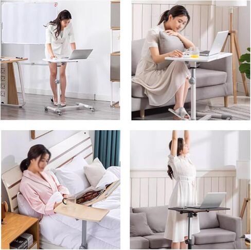 Laptop Floor Stand,Steel Portable Reading Bookshelf,Tilt and Swivel Desktop Laptop Stand,Suitable for Home Outdoor Office(Color 4) in Saudi Arabia