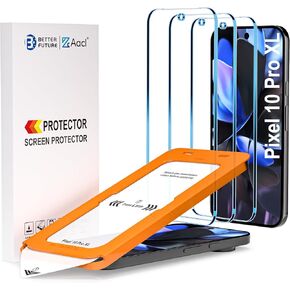 AACL 3-Pack for Google Pixel 10 Pro XL/Pixel 9 Pro XL Screen Protector Tempered Glass with Auto Dust-Elimination, Easy Installation, Bubble Free, Anti Scratch in Kuwait