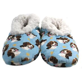 Red Dachshund Super Soft Slippers - E&S Pets - Red Dachshund Gifts - Cozy House Slippers - Non Skid Bottom - One Size Fits Most - Sherpa slipper - Pet Lover Gifts For Men And Women in Kuwait