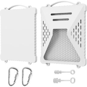 Acover Starlink Mini Protective Cover,Liquid Silicone Case for Starlink Mini Accessories Satellite Dish Waterproof & Anti-Scratch Cover with Handle & Hook Perfect for Outdoor Travel RV/Camping(Gery) in Saudi Arabia
