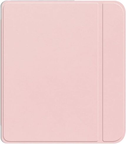 Case for 7" Kobo Libra Colour 2024 Released, Ultra Clear Soft Flexible Transparent TPU Back Cover with Auto Sleep/Wake for Kobo Libra Colour, Pink in Saudi Arabia