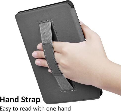 Hand Strap Case for 2024 Release 7" Kindle Paperwhite (12th Gen) & Kindle Colorsoft Signature Edition, Shockproof Frame Cover with Auto-Wake/Sleep,Misty Forest in Kuwait
