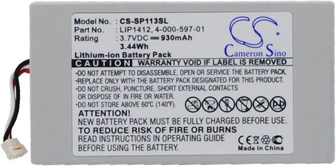 850mAh/3.7v بطارية متوافقة مع Sony PSP GO ، PSP-N100 ، PSP-NA1006 ، FIT P/N: 4-000-597-01 ، LIP1412 in Saudi Arabia
