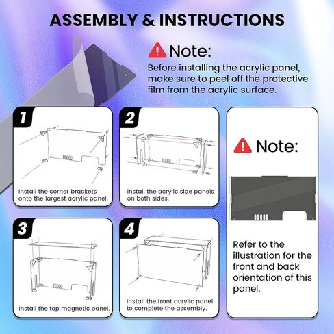 Playvital Clear Acrylic Dustproof Cover لـ Nintendo Switch 2 | الجزء العلوي من التهوية المغناطيسية ، التثبيت الخالي من الأدوات ، مربع عرض شفاف للتبديل 2 وضع Dock - مسح الأزرق in Saudi Arabia