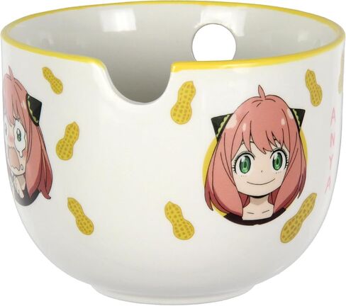 JUST FUNKY Spy x Family Anime Manga Many Faces Of Anya Ramen Bowl Bundle with Soup Bowl, Bamboo Chopsticks Set in Saudi Arabia