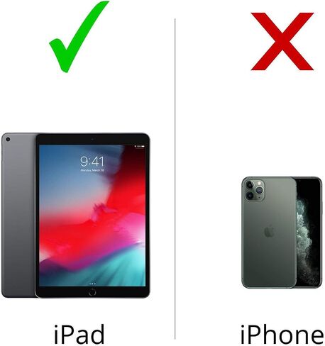 Hitek iPad Wired Keyboard ، MFI Certified ، تم إجراؤه في اختبار موحد للمدارس K-12. متوافق مع 2018 و 2017 iPad ، الجيل السادس والخامس ، جميع أجواء iPad والأجهزة اللوحية المحترفين in Saudi Arabia