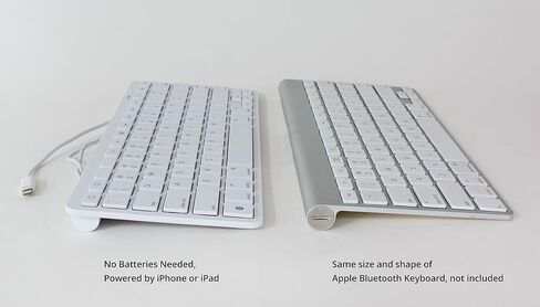 Hitek iPad Wired Keyboard ، MFI Certified ، تم إجراؤه في اختبار موحد للمدارس K-12. متوافق مع 2018 و 2017 iPad ، الجيل السادس والخامس ، جميع أجواء iPad والأجهزة اللوحية المحترفين in Saudi Arabia
