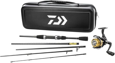 Daiwa Daiwa CC20F565L Carbon Case Travel Pre-Mounted Freshwater Spinning Combo in Saudi Arabia