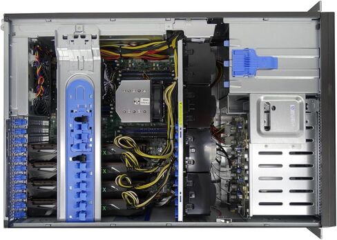 Supermicro GPU SuperWorkstation 7048GR-TR Rackmount, 2X Xeon E5-2697A V4 2.6GHz 16-Core CPU, 128GB Memory, 8X Trays, Rails (Renewed) in Saudi Arabia