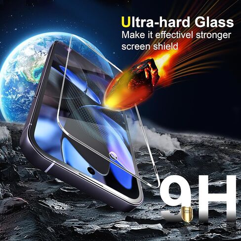 AACL 3 عبوات لـ Google Pixel 10 Pro XL/Pixel 9 Pro XL Protector Glass With-Auto Dust-Elimination ، Easy Free ، Bubble Free ، Anti Scratch in Kuwait