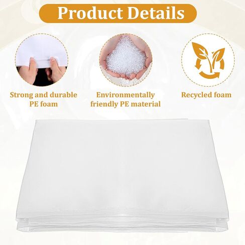 2Pcs Foam Flat Screen TV Cover for Moving Fits Up to 65"W x 36"H, Reusable TV Display Screen Protector for TVs Protection During House Moving, Storage, or Home Renovation in Saudi Arabia