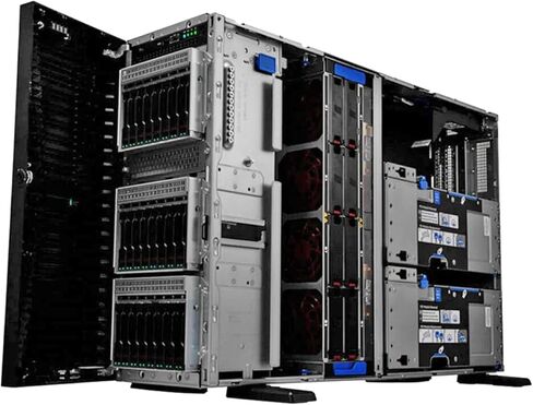 HPE Proliant ML350 Gen11 4U Tower Server مجمعة مع Xeon 5416S 16-Core 2GHz ، ذاكرة DDR5 256GB ، 15.36TB ENTERPRISE SAS 12GB/S SSD STORGE in Kuwait