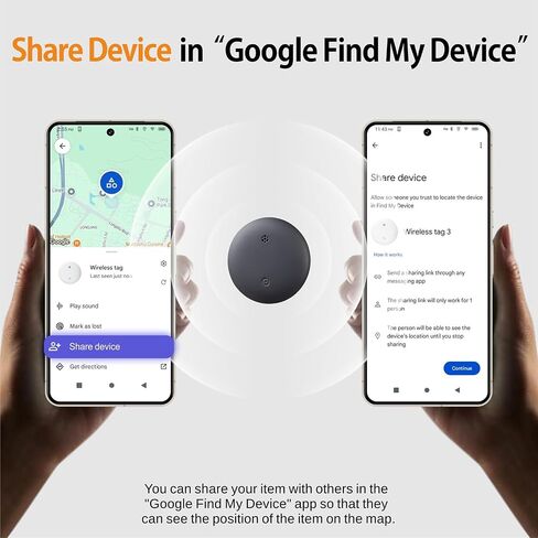 Tracker Air Tracker - 4 حزمة ، تعقب GPS Bluetooth لهواتف Android ، متوافق مع Google Find My Guide ، محدد موقع العناصر للأمتعة ، المفاتيح ، حقيبة الظهر ، IP66 مقاومة للماء in Kuwait