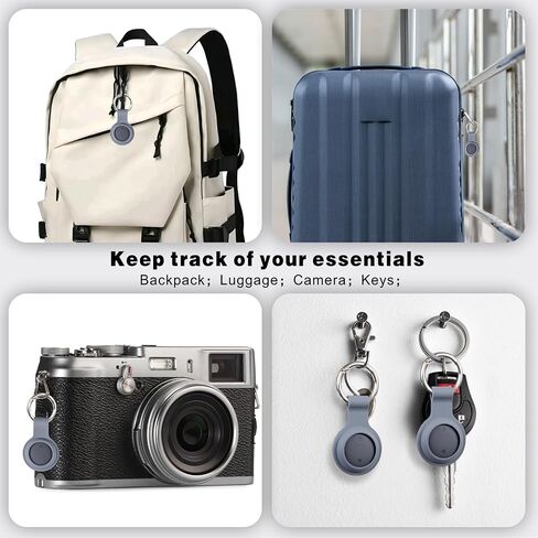 Tracker Air Tracker - 4 حزمة ، تعقب GPS Bluetooth لهواتف Android ، متوافق مع Google Find My Guide ، محدد موقع العناصر للأمتعة ، المفاتيح ، حقيبة الظهر ، IP66 مقاومة للماء in Kuwait