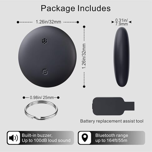 Tracker Air Tracker - 4 حزمة ، تعقب GPS Bluetooth لهواتف Android ، متوافق مع Google Find My Guide ، محدد موقع العناصر للأمتعة ، المفاتيح ، حقيبة الظهر ، IP66 مقاومة للماء in Kuwait