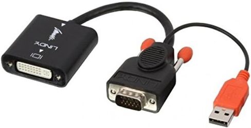 LINDY VGA to DVI-D Converter Adapter with USB Power in Saudi Arabia