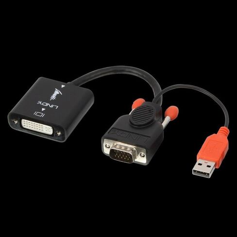 LINDY VGA to DVI-D Converter Adapter with USB Power in Saudi Arabia