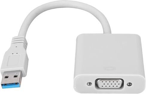 USB 3.0 إلى VGA ، USB 2.0/3.0 Port 5 Volts PP (TTL) USB 3.0 إلى محول VGA ، لنظام 7/8 (أبيض) in Saudi Arabia