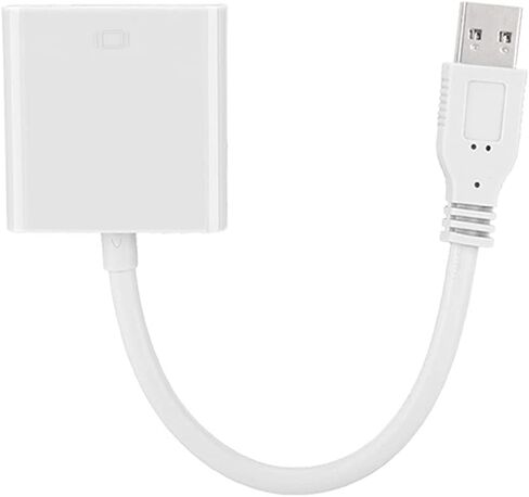 USB 3.0 إلى VGA ، USB 2.0/3.0 Port 5 Volts PP (TTL) USB 3.0 إلى محول VGA ، لنظام 7/8 (أبيض) in Saudi Arabia