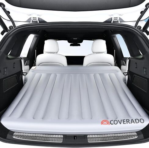مرتبة هواء Coverado SUV مع مضخة ووسائد مدمجة اللاسلكي ، سرير هواء سيارة نسيج سميكة 300D في أكسفورد للتخييم ، إعداد سريع سهل ، مرتبة هواء عالمي لسيارات الدفع الرباعي ، الميني فانز in Saudi Arabia