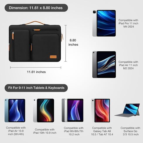MOSISO Sling Backpack Hiking Daypack, Lightweight Crossbody Sling Bag ith Front Raised Pocket 9-11 inch Tablet Sleeve Case, Side Open Carrying Bag with 4 Zipper Pockets, Black in Saudi Arabia