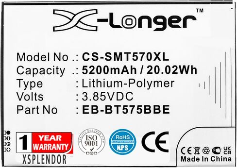 4900MAH EB-BT575BBE GH43-05039A بطارية لعلامة Samsung Galaxy Active 3 Galaxy Tab نشطة 3 8.0 علامة تبويب Galaxy 3 8.0 2020 SM-T570 SM-T575 SM-T575N in Kuwait