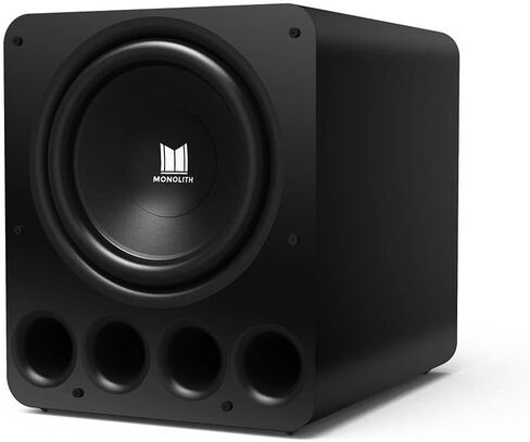 Monolith THX Certified Ultra 2000 Watt Powered Subwoofer - 16-Inch, Low Distortion, RCA and XLR Inputs, for Studio and Home Theater Systems, Matte Black in Saudi Arabia