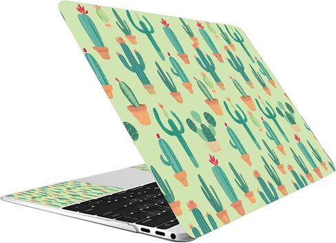CREATCABIN Laptop Skin Sticker June Rose Notebook Cover Decal PVC Sticker for Laptop Netbook PC Notebook Universal Reusable Skin Cover Personalized Art Case Protector Flowers Plants 15×10.6In in Saudi Arabia