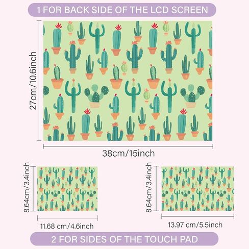 CREATCABIN Laptop Skin Sticker June Rose Notebook Cover Decal PVC Sticker for Laptop Netbook PC Notebook Universal Reusable Skin Cover Personalized Art Case Protector Flowers Plants 15×10.6In in Saudi Arabia
